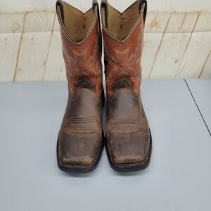 Western Leather Cowboy Boots